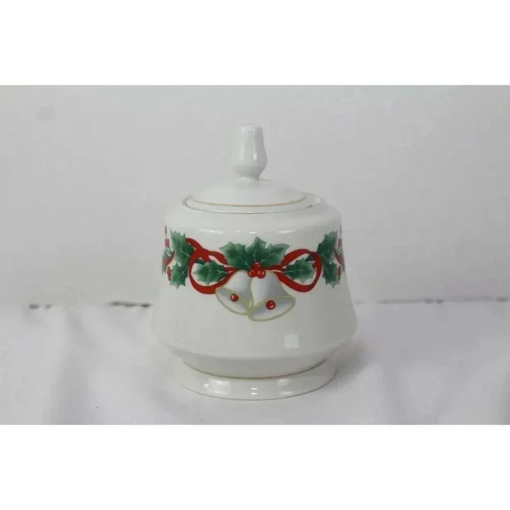 sango china christmas red ribbon bells